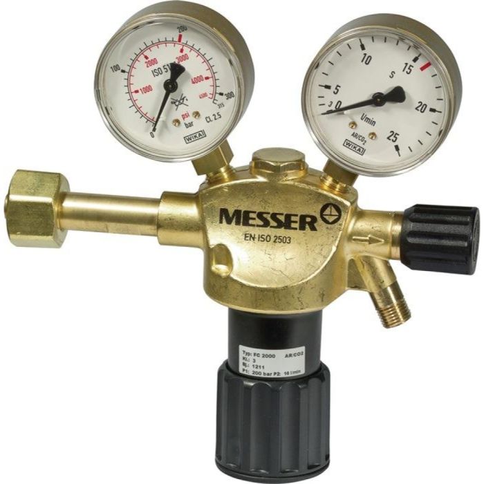 Flaschendruckminderer 200 bar Sauerstoff MESSER Constant 2000 – Hanse ...