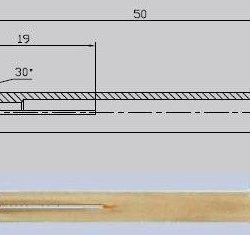 Spannhülsen Länge 50,0 mm für den SR 18  WIG – Brenner